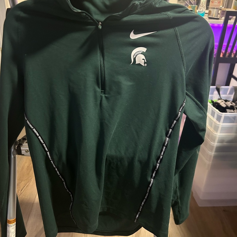 women’s michigan state quarter zip